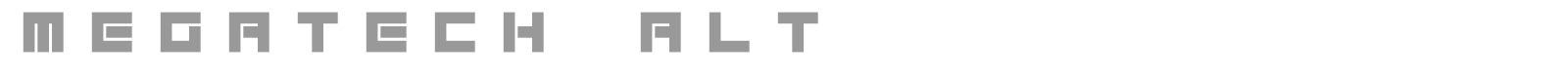 Megatech font preview